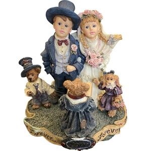 Vintage 90s Yesterdays Child The Dollstone Collection Love Wedding Figurine